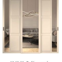 Шкаф-купе 2450 серии NEW CLASSIC K5+K5+K5+B22+PL3 (по 2 ящика лев/прав+1 штанга+1полка) профиль «Капучино» в Можге - mozhga.mebel24.online | фото 15