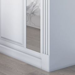Шкаф-купе 2450 серии NEW CLASSIC K6Z+K1+K6+B22+PL2 (по 2 ящика лев/прав+1 штанга+1 полка) профиль «Капучино» в Можге - mozhga.mebel24.online | фото 5