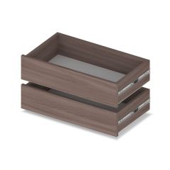 МАРТИН Шкаф-купе с зеркалом Шимо темный (2200*450) М422 в Можге - mozhga.mebel24.online | фото 3