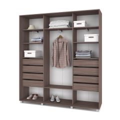 МАРТИН Шкаф-купе Шимо темный (2200*450) М421 в Можге - mozhga.mebel24.online | фото 4