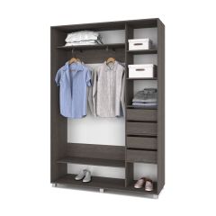 РОЛАНД Шкаф-купе Анкор темный (450*1500) Р451 в Можге - mozhga.mebel24.online | фото 4