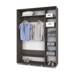 РОЛАНД Шкаф-купе Анкор темный (450*1600) Р461 в Можге - mozhga.mebel24.online | фото 3