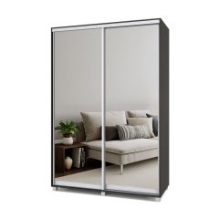 РОЛАНД Шкаф-купе с зеркалами Венге (450*1500) Р453 в Можге - mozhga.mebel24.online | фото 2