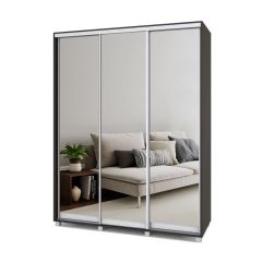 РОЛАНД Шкаф-купе с зеркалами Венге (450*1700) Р473 в Можге - mozhga.mebel24.online | фото