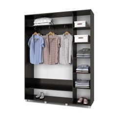 РОЛАНД Шкаф-купе с зеркалами Венге (450*1700) Р473 в Можге - mozhga.mebel24.online | фото 2