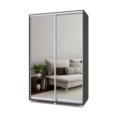 РОЛАНД Шкаф-купе с зеркалами Венге (600*1400) Р643 в Можге - mozhga.mebel24.online | фото