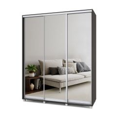 РОЛАНД Шкаф-купе с зеркалами Венге (600*1800) Р683 в Можге - mozhga.mebel24.online | фото