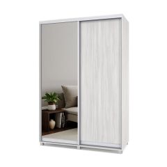 РОЛАНД Шкаф-купе с зеркалом Шимо светлый (450*1500) Р452 в Можге - mozhga.mebel24.online | фото 2