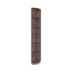 РОЛАНД Шкаф-купе с зеркалом Шимо темный (450*1600) Р462 в Можге - mozhga.mebel24.online | фото