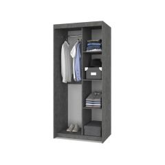 ТОМАС Шкаф-купе Камень темный - Ирландский дуб Т21 в Можге - mozhga.mebel24.online | фото 2
