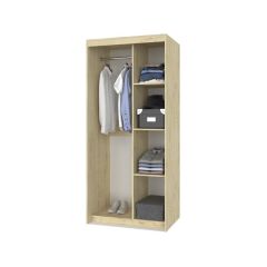 ТОМАС Шкаф-купе с зеркалом Ирландский дуб Т22 в Можге - mozhga.mebel24.online | фото 2
