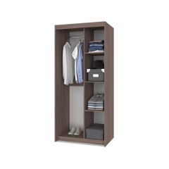ТОМАС Шкаф-купе с зеркалом Шимо темный/светлый Т22 в Можге - mozhga.mebel24.online | фото 2