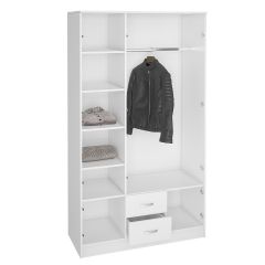 Шкаф Ронда ШК-3 с зеркалом (Белый) в Можге - mozhga.mebel24.online | фото 2