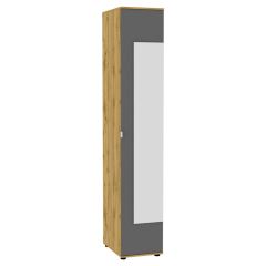 Шкаф с зеркалом "Алиса (H1_M)" с торцевой ручкой в Можге - mozhga.mebel24.online | фото 19