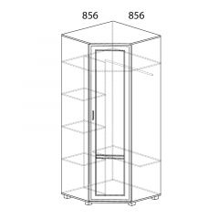 Шкаф угловой №243 Белла в Можге - mozhga.mebel24.online | фото 2