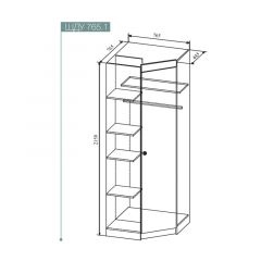 СКАНДИ ШДУ765.1 Шкаф угловой в Можге - mozhga.mebel24.online | фото 2