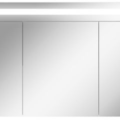 Шкаф-зеркало Аврора 100 с подсветкой LED Домино (DV8012HZ) в Можге - mozhga.mebel24.online | фото