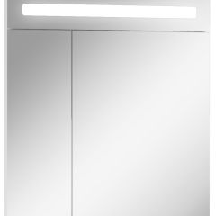 Шкаф-зеркало Аврора 65 с подсветкой LED Домино (DV8006HZ) в Можге - mozhga.mebel24.online | фото