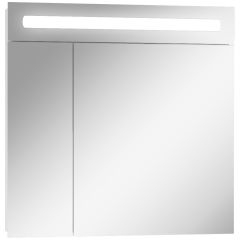 Шкаф-зеркало Аврора 70 с подсветкой LED Домино (DV8007HZ) в Можге - mozhga.mebel24.online | фото