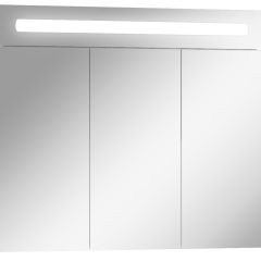 Шкаф-зеркало Аврора 80 с подсветкой LED Домино (DV8009HZ) в Можге - mozhga.mebel24.online | фото