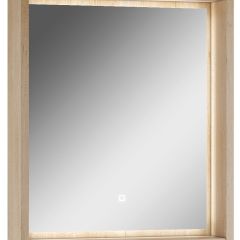 Шкаф-зеркало Nice 60 с подсветкой Домино (DN4706HZ) в Можге - mozhga.mebel24.online | фото