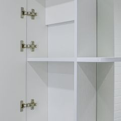 Шкаф-зеркало Норма 2-50 левый АЙСБЕРГ (DA1607HZ) в Можге - mozhga.mebel24.online | фото 7