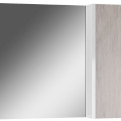 Шкаф-зеркало Uno 80 Дуб серый левый/правый Домино (DU1504HZ) в Можге - mozhga.mebel24.online | фото