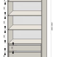 Спальня Серый камень + Кровать (серии «ГЕСТИЯ») в Можге - mozhga.mebel24.online | фото 9