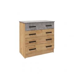 Спальня Асти Комод (Дуб крафт золотой) в Можге - mozhga.mebel24.online | фото