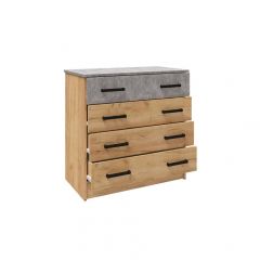 Спальня Асти Комод (Дуб крафт золотой) в Можге - mozhga.mebel24.online | фото 2