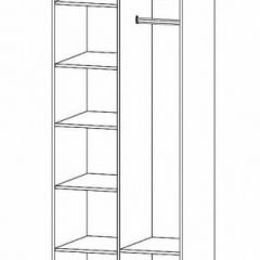 ГАММА Спальный гарнитур (модульный) дуб вотан в Можге - mozhga.mebel24.online | фото 10