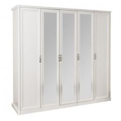 Спальня Мишель 5-ти ств (белый матовый/экокожа) в Можге - mozhga.mebel24.online | фото 2