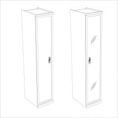 Спальня модульная Мишель (белый матовый/экокожа) в Можге - mozhga.mebel24.online | фото 8