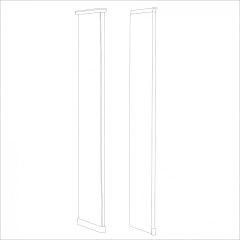 Спальня модульная Мишель (белый матовый/экокожа) в Можге - mozhga.mebel24.online | фото 15