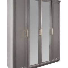 Спальня Мокко 4-х ств 1600 (серый камень) в Можге - mozhga.mebel24.online | фото 1