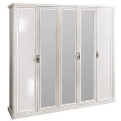 Спальня Натали 5-ти ств (белый глянец/экокожа) в Можге - mozhga.mebel24.online | фото 2