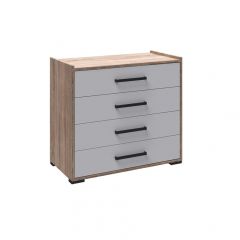 Спальня Соната Комод (Белый/Дуб крафт золотой) в Можге - mozhga.mebel24.online | фото