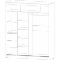 ВЕРОНА Шкаф-купе 1800 (ясень шимо комб.) в Можге - mozhga.mebel24.online | фото 2