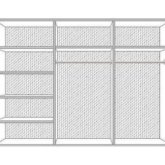 Спальный гарнитур Диана (модульная) в Можге - mozhga.mebel24.online | фото 3