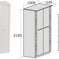 Спальный гарнитур Элана (модульная) Бодега белая в Можге - mozhga.mebel24.online | фото 10