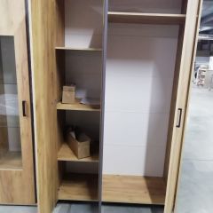 Спальный гарнитур МСП-1 (Дуб золотой/Камень темный) 1600 в Можге - mozhga.mebel24.online | фото 15