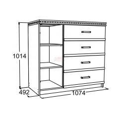 Спальный гарнитур Ольга-13 (модульный) в Можге - mozhga.mebel24.online | фото 14