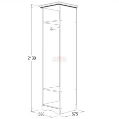 Спальный гарнитур Ольга-1Н (модульная) в Можге - mozhga.mebel24.online | фото 7