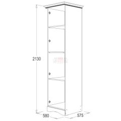 Спальный гарнитур Ольга-1Н (модульная) в Можге - mozhga.mebel24.online | фото 9