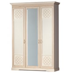 Спальный гарнитур Парма (модульный) кремовый белый в Можге - mozhga.mebel24.online | фото 3