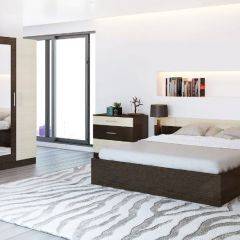 Спальный гарнитур Леси + 4-х створчатый шкаф в Можге - mozhga.mebel24.online | фото 3
