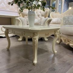 Стол журнальный прямоугольный Мона Лиза (крем) в Можге - mozhga.mebel24.online | фото 5