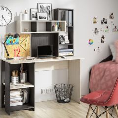 Стол компьютерный Олимп (венге/дуб беленый) в Можге - mozhga.mebel24.online | фото