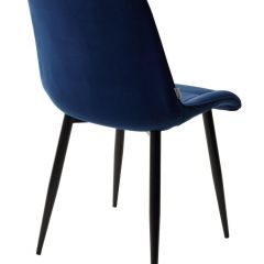 Стул CHIC BLUVEL-86 NAVY BLUE / черный каркас М-City в Можге - mozhga.mebel24.online | фото 3