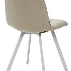 Стул CHILLI SQUARE UF860-01B бежевый, ткань/ белый каркас М-City в Можге - mozhga.mebel24.online | фото 2